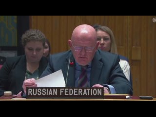 Представитель РФ при ООН Василий Небензя высказался на обвинения России в использовании ракет КНДР