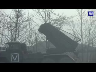 Combat work of the Grad MLRS crew of the army corps of the Vostok group of forces