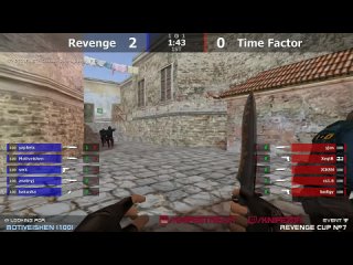 Финал турнира по cs 1.6 от команды ““Revenge““ [Time Factor -vs- Revenge] @ by kn1fe /3map