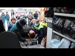 На скоростной автомагистрали федерального значения в Гурьевском муниципальном округе произошло лобовое столкновение микроавтобус