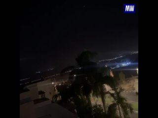 The Israeli city of Eilat under combined attack