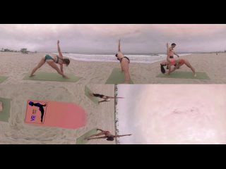#sexy #nude #bikini #fitness VR Bikini Yoga - Venice - Lesson 3- Standing Poses II
