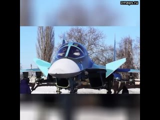 Боевая работа экипажа истребителя-бомбардировщика Су-34 крылатыми ФАБами на одном из направлений.