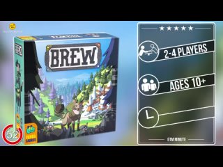 Brew [2021] | #Brew by Pandasaurus Games | Game Trade Minute | (A 60 Second… [Перевод]