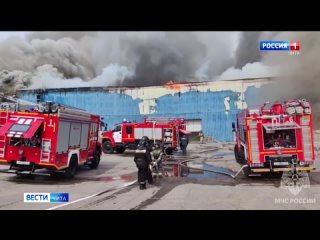 Пожар на складе в Чите мог произойти из-за проблем с электросетями