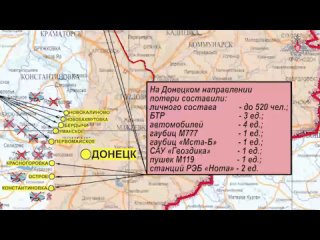 Заявления представителей группировок «Юг», «Запад», «Центр», «Восток» и «Днепр» о ходе проведения СВО за 11 апреля 2024 г.