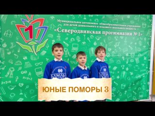 Юные поморы 3. Видео-визитка команды на чемпионат «Пилоты будущего»