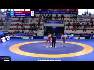 GR World2023 U23 63kg Jordan Roddy HAMDAN (USA) vs. Rakhman TAVMURZAEV (AIN)