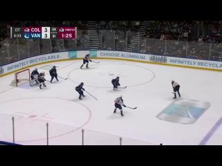 Ничушкин из “Колорадо Эвеланш“ забил решающий гол головой в овертайме матча НХЛ против “Ванкувер Кэнакс“