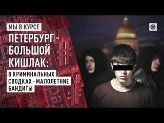 Петербург  большой кишлак: В криминальных сводках  малолетние бандиты