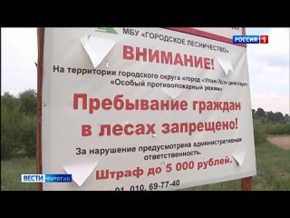 В Бурятии начал действовать особый противопожарный режим