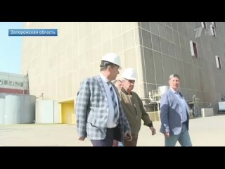 Руководитель Ростехнадзора Александр Трембицкий с рабочим визитом посетил Запорожскую АЭС