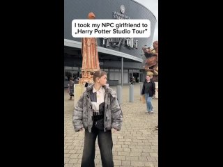 NPC girlfriend on Harry Potter Studio Tour