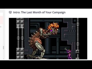 Intro The Last Month of Your Campaign