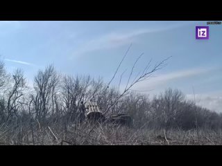 Артиллеристы ВС России уничтожают иностранную технику и опорные пункты противника на Южно-Донецком н