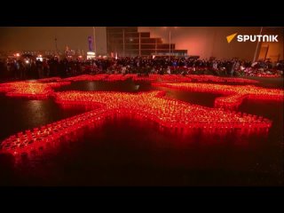 🇷🇺🕯 Cientos de grullas alzan vuelo en el Crocus City Hall en memoria de las víctimas de ataque terrorista