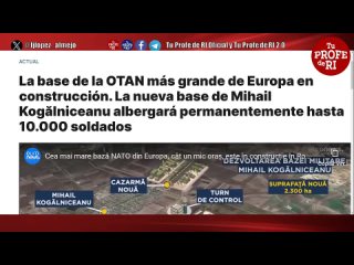 ’24-03-18 - 03-29 -OTAN RESPONDE A TRIUNFO DE PUTIN. CONSTRUYENDO LA MAYOR BASE MILITAR DE EUROPA. ¿DÓNDE VAN A PARAR