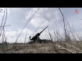 🇷🇺Расчет САУ «Малка» уничтожил центр управления беспилотниками ВСУ на Авдеевском направлении💥.