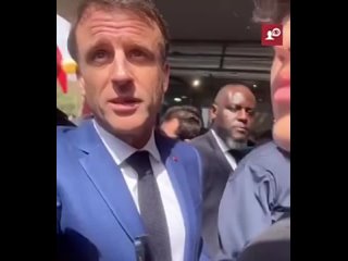 Marseille: Macron a t spontanment interrog par un citoyen franais sur plusieurs sujets internationaux importants.