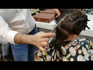 Serkan Karayılan Kuaför  - Child Haircut Detailed Expression Straight HAIR Cutting