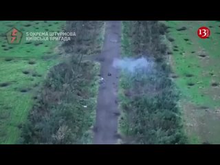 For first time Ukrainian army attacked Russian equipment with ground drones - -  - News Without Censor
