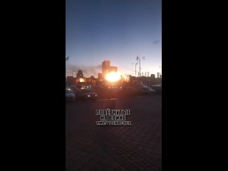 🇷🇺🇺🇦 Video of a Geran strike on the vicinity of the “UkrEnergo“ building in Kiev on April 6