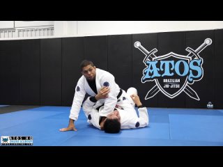 sweep from closed guard to mount position + cross choke
