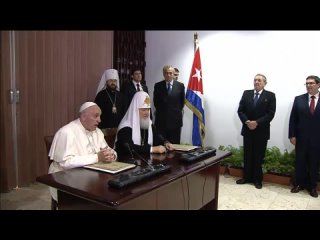 Встреча тысячелетия_ папа римский и патриарх всея Руси на Кубе.mp4