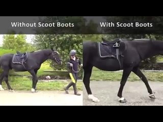 Без ботинок Scoot Boot vs в ботинках Scoot Boot