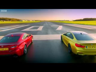 BMW M4 Coupé vs Lexus RC F  Top Gear