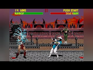 Sega игра Mortal Kombat 2. Видео-прохождение за Райдена