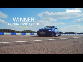 Honda Civc Type R vs Land Rover Defender Works V8  Drag Races  Top Gear