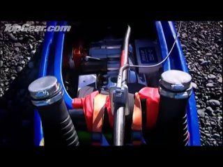 Ice Lake Drag Race  Richard Hammond Tomcat vs Engine Powered Canoe  Top Gear