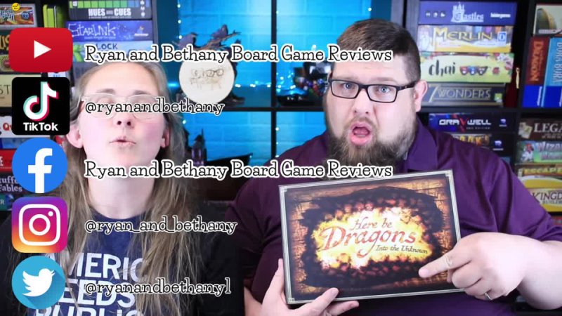 Here be Dragons: Into the Unknown 2020 , Ryan and Bethany review Here be Dragons