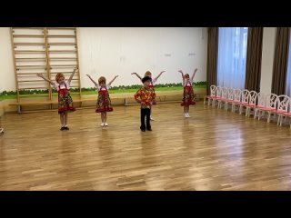 Коллектив “Зоренька“,  танец “Русское гулянье“, хореография, детский сад