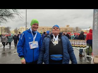 Поздравление Владимиру Смирнову за 2 место в группе на 47 забеге в память о Героях Пожарных!!!