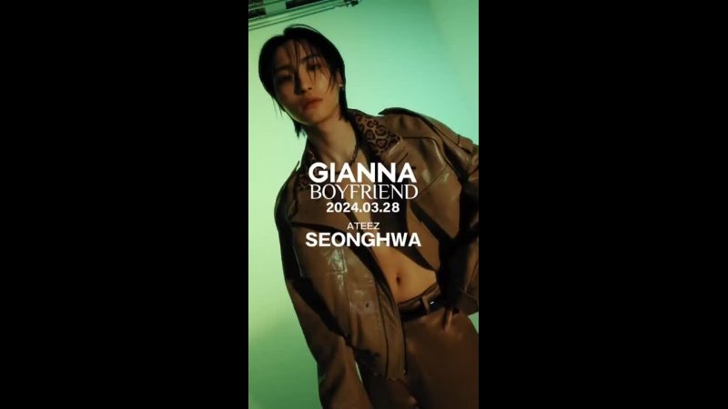 ATEEZ Seonghwa Gianna Boyfriend 04 Special Edition ( Behind the scenes