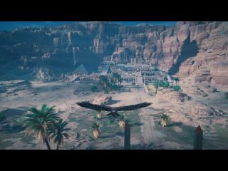 КОЛОССЫ МЕМНОНА И ХРАМ ХАТШЕПСУТ  в игре Assassins Creed Origins