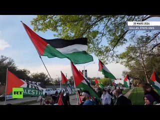 🇺🇸  États-Unis : des militants palestiniens se mobilisent contre le financement d’Israël par Biden