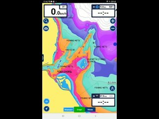 Карты глубин Navionics