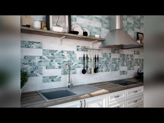 Ультрамодный кухонный фартук/Дизайнерская фото подборка лучшего фартука для кухни в интерьере