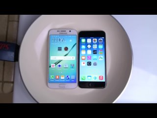 Samsung Galaxy S6 vs iPhone 6 Boiling Hot Water Test