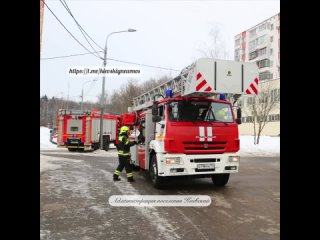 Пожарно-тактические занятия ПСО № 306 прошли в поселении Киевский 👩‍🚒