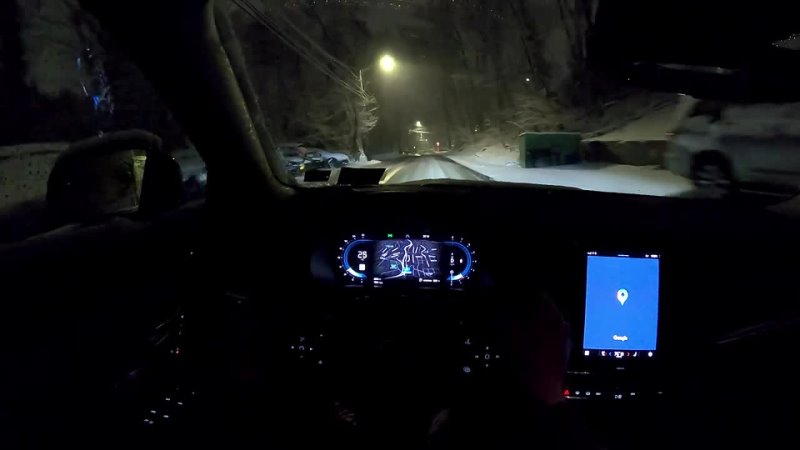 2023 Volvo S90 B6 POV Snow Drive!