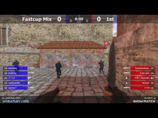 Шоу-Матч по CS 1.6 [1st -vs- Fastcup Mix] @kn1feTV
