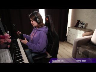 🇺🇸 🎼👩🎹🔊 2024 02 14 Piano ❤ Pianistka Katrine [Twitch Streams] (Playing the Piano)