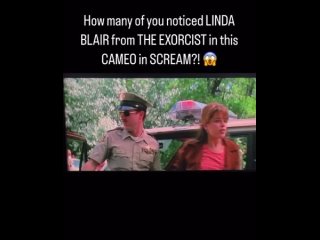 Linda Blair cameo Scream 96’s