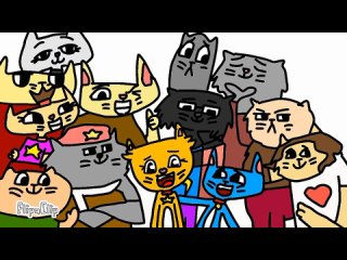 Заставка мультсериала «Кошка Джинджер»