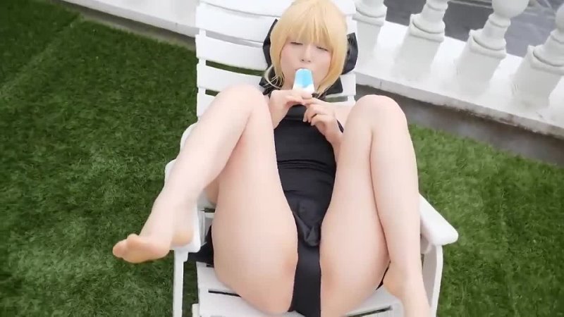 Saber alter solo sexy cosplay [fetish asian girl panties ero dance orgasm not 