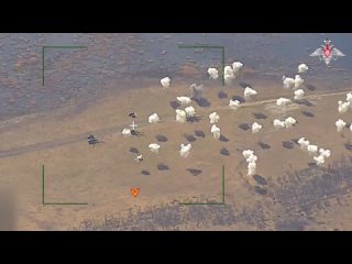 Эксклюзив! Видео МО РФ о том, как было уничтожено ДВА из ТРЕХ вертолетов ВСУ на аэродроме подскока